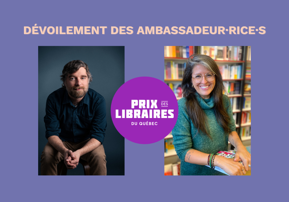 D&eacute;voilement des ambassadeur&middot;rice&middot;s du Prix des libraires 2025